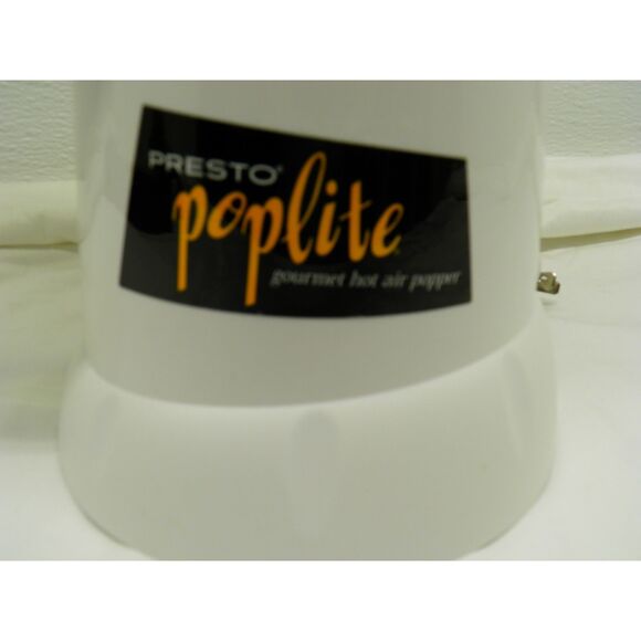 PRESTO POPLITE Hot Air Popcorn Gourmet Popper w/ Butter Tray - Picture 3 of 6